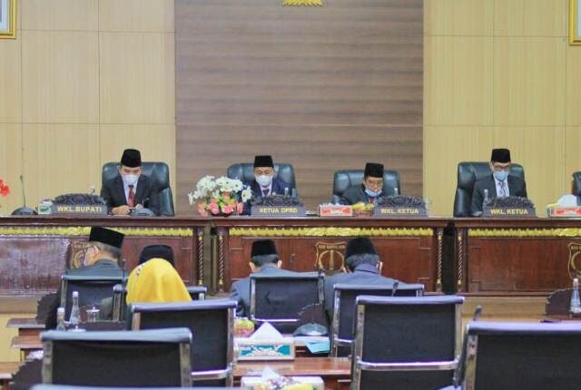 Paripurna DPRD Kabupaten Muba atas LKPJ Bupati TA 2020