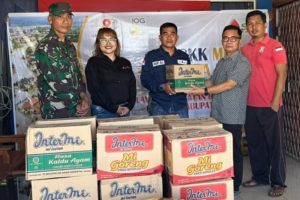 Sele Raya Belida Bantu Korban Banjir di Kecamatan Rantau Bayur, (29/3/2023)